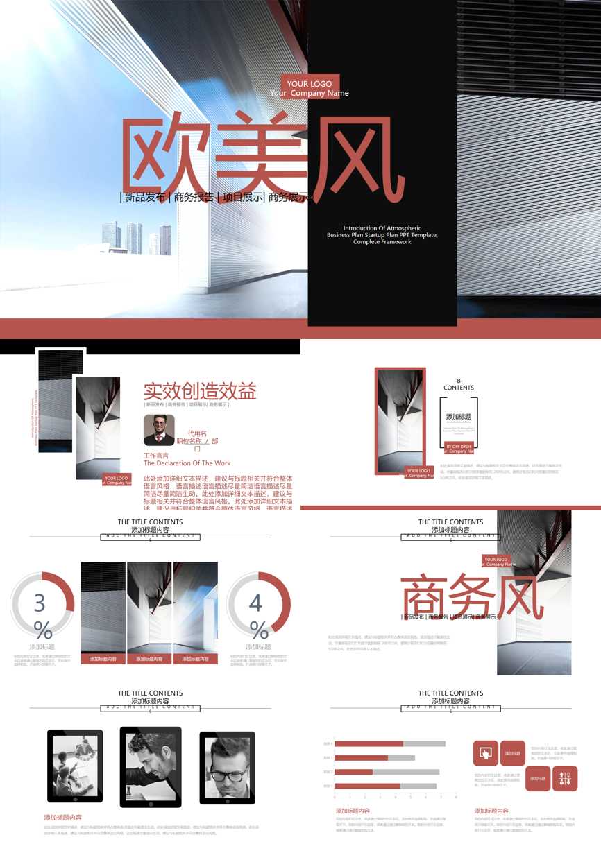 介绍宣传 (193)企业宣传PPT模板